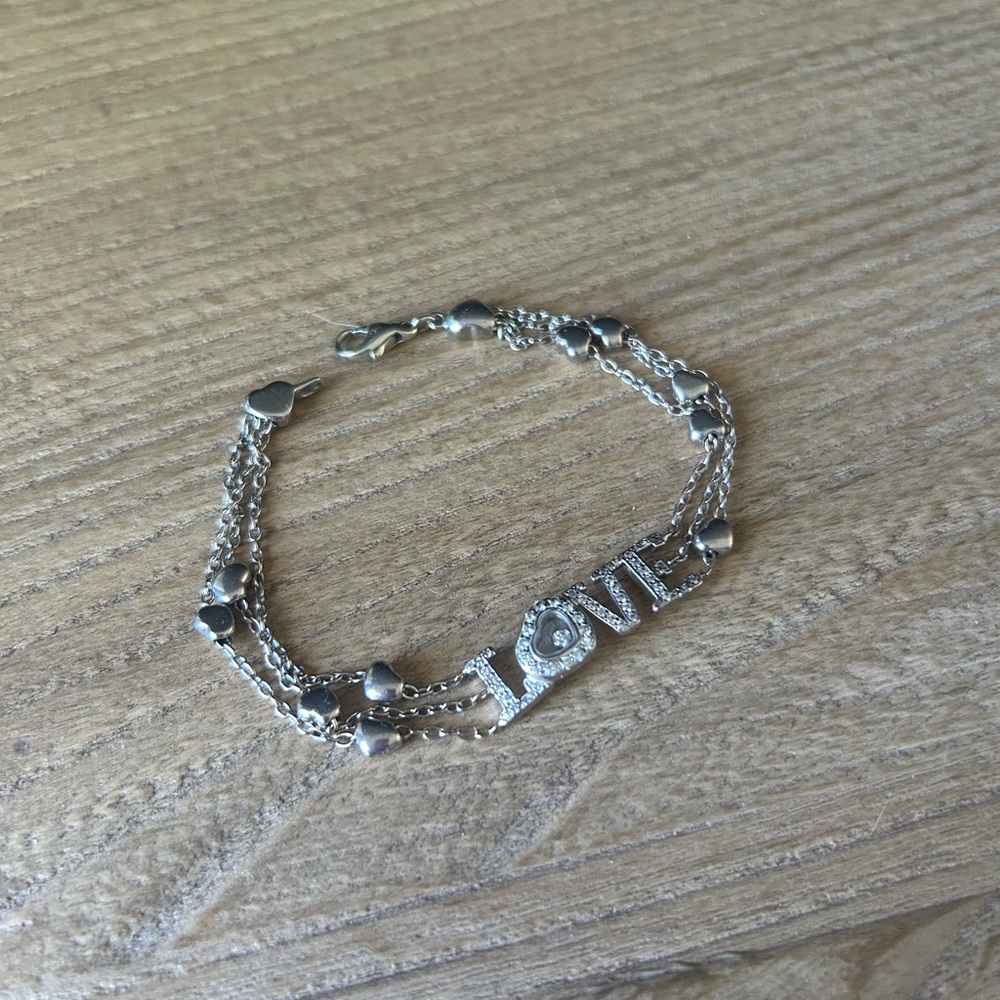 Chopard 18k White Gold Love Bracelet